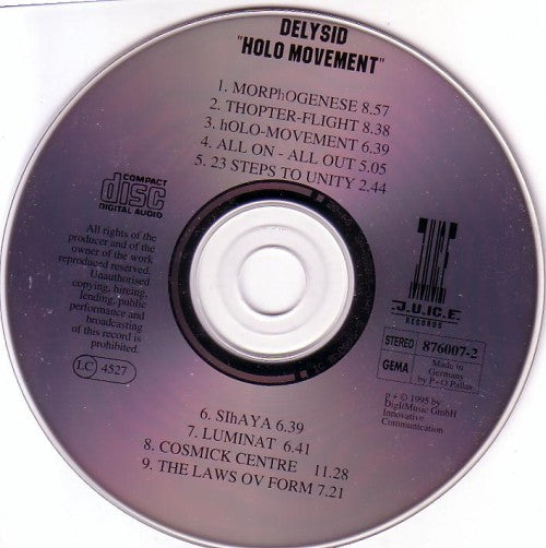 Delysid* : Holo Movement (CD, Album)