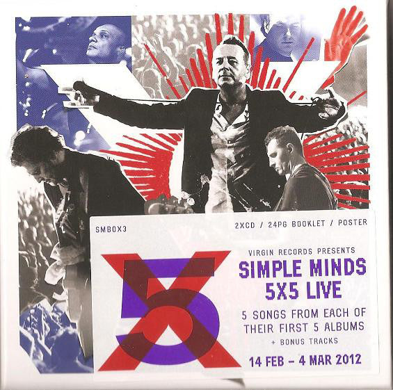 Simple Minds : 5X5 Live (2xCD, Album + Box)