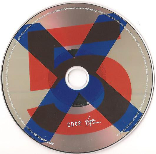 Simple Minds : 5X5 Live (2xCD, Album)