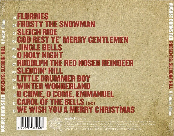 August Burns Red : Sleddin' Hill: A Holiday Album (CD, Album)
