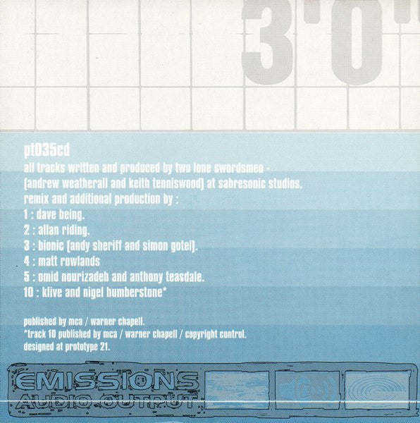Two Lone Swordsmen : Swimming Not Skimming (CD, EP)