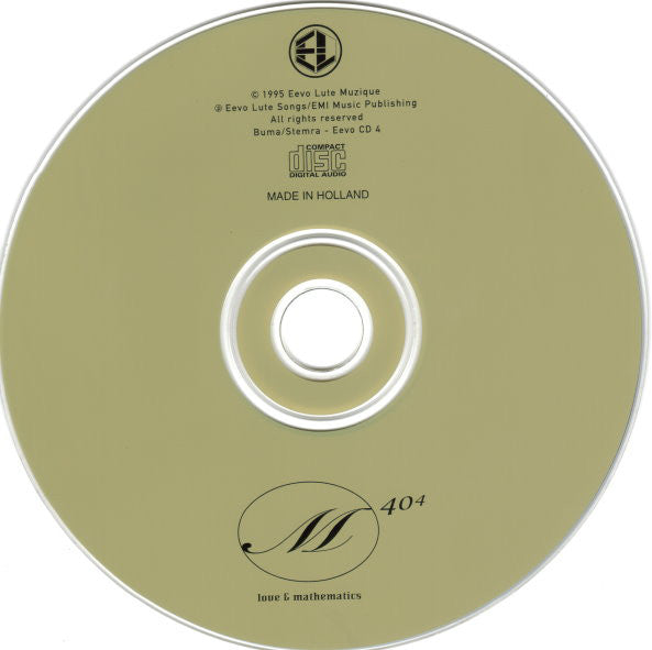 max 404 : Love &amp; Mathematics (CD, Album)