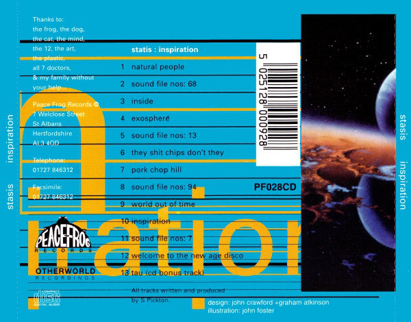 Stasis : Inspiration (CD, Album)