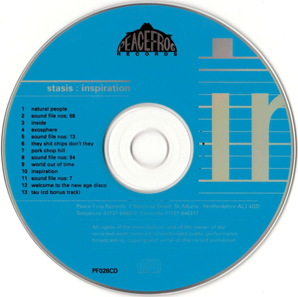 Stasis : Inspiration (CD, Album)