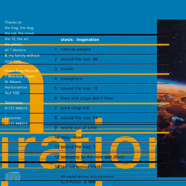 Stasis : Inspiration (CD, Album)