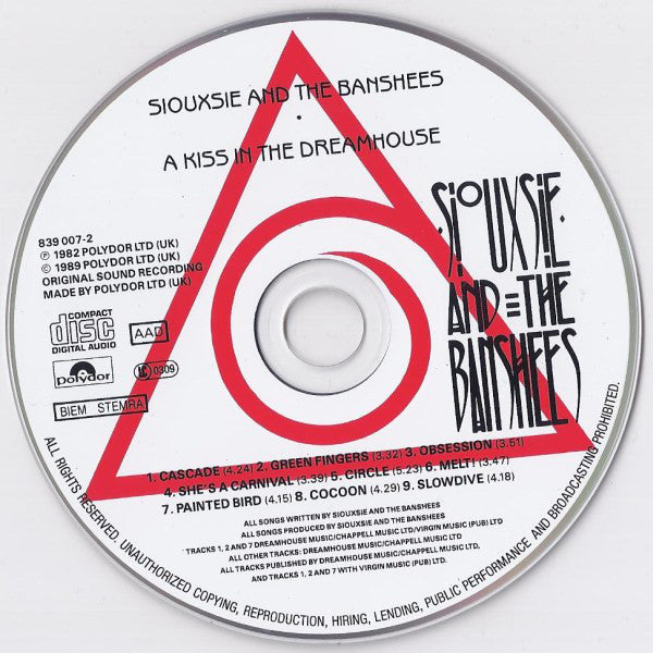 Siouxsie &amp; The Banshees : A Kiss In The Dreamhouse (CD, Album, RE)