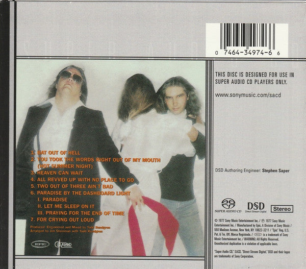 Meat Loaf : Bat Out Of Hell (SACD, Album, RE)