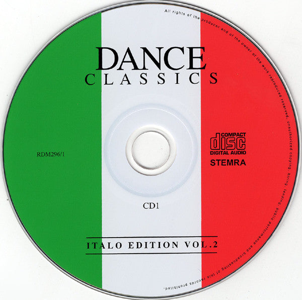 Various : Dance Classics - Italo Edition Vol. 2 (2xCD, Comp)