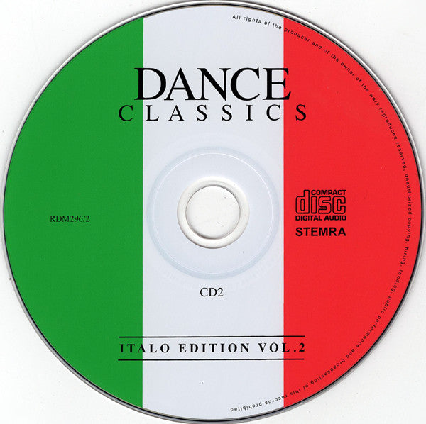 Various : Dance Classics - Italo Edition Vol. 2 (2xCD, Comp)