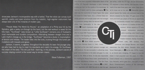 Milt Jackson : Sunflower (CD, Album, RE, RM)