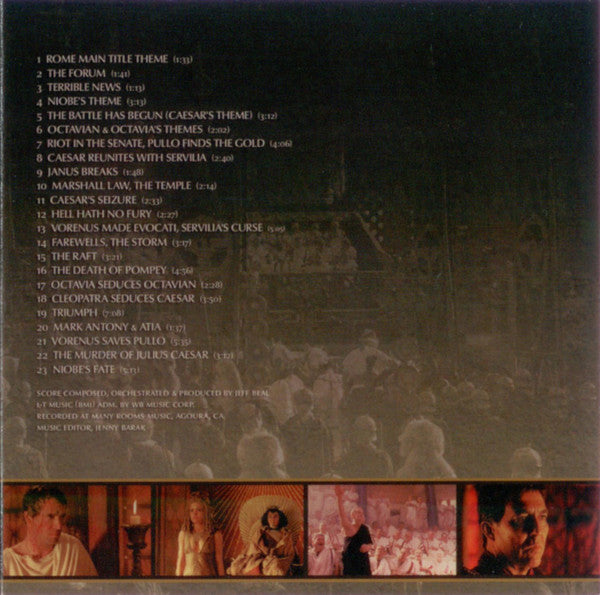 Jeff Beal : Rome: Music From The HBO Series (CD)