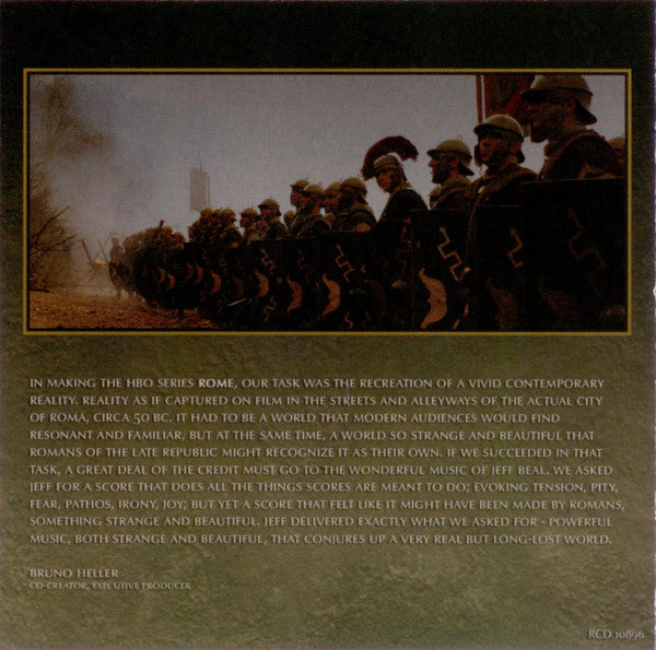 Jeff Beal : Rome: Music From The HBO Series (CD)