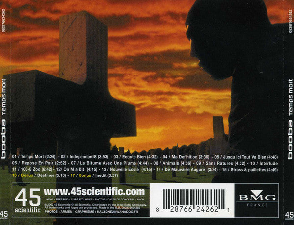 Booba (2) : Temps Mort (CD, Album, RE)