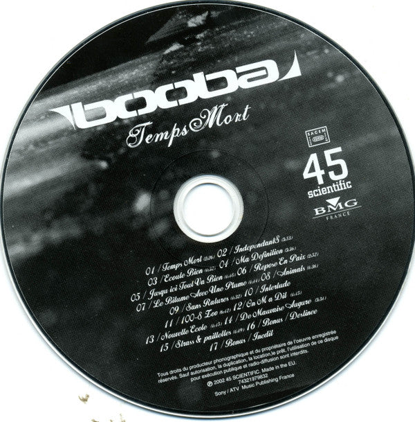 Booba (2) : Temps Mort (CD, Album, RE)