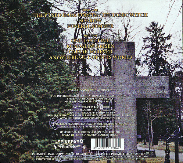 Reverend Bizarre : III: So Long Suckers (2xCD, Album, Promo, Car)