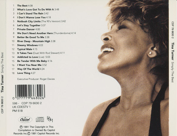 Tina Turner : Simply The Best (CD, Comp)