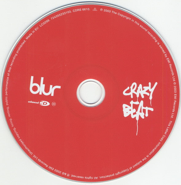 Blur : Crazy Beat (CD, Single, Enh)