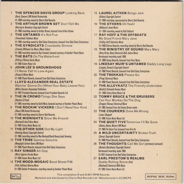 Various : Looking Back (80 Mod, Freakbeat &amp; Swinging London Nuggets) (Box, Comp + 3xCD)