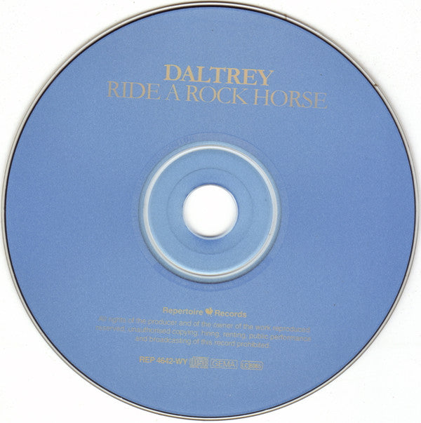 Roger Daltrey : Ride A Rock Horse (CD, Album, RM)