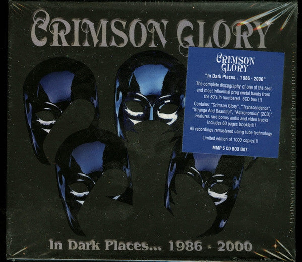 Crimson Glory : In Dark Places... 1986 - 2000 (5xCD, Album, Enh, Num, RE, RM + Box, Comp, Ltd)