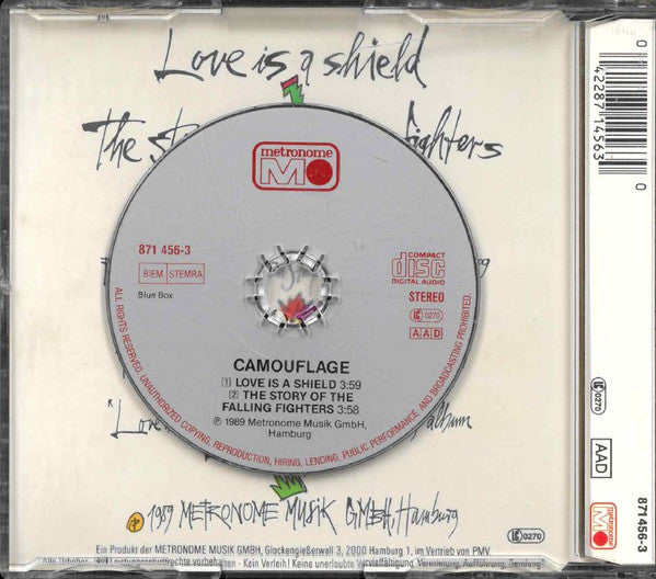 Camouflage : Love Is A Shield (CD, Mini, Single)