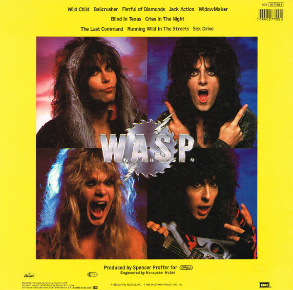 W.A.S.P. : The Last Command (LP, Album, RE)