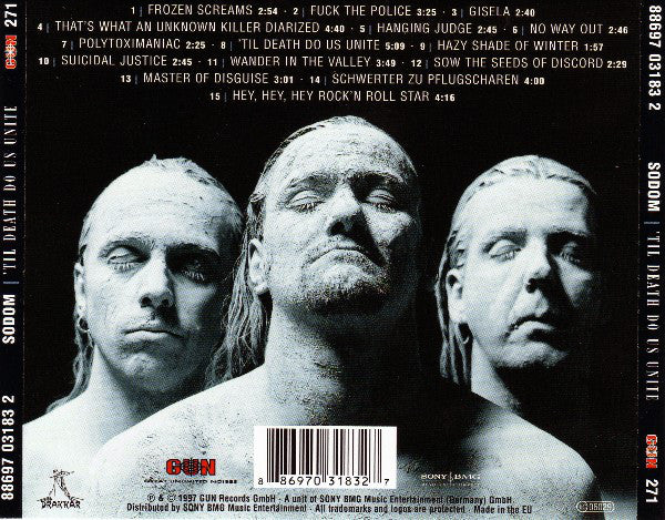 Sodom : 'Til Death Do Us Unite (CD, Album, RE, RM)