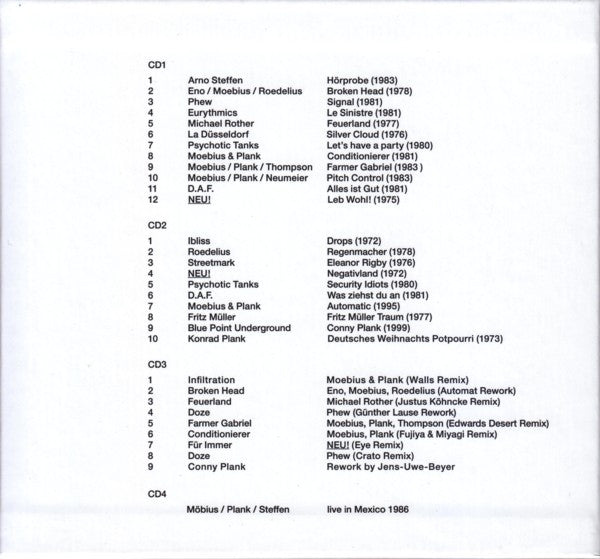 Conny Plank : Who&#39;s That Man - A Tribute To Conny Plank (4xCD, Comp + Box)