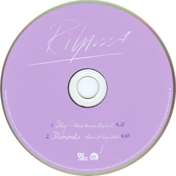 Rihanna Feat. Mikky Ekko : Stay (CD, Single)