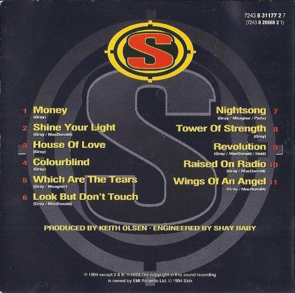 Skin (4) : Skin (CD, Album + CD, Bon)