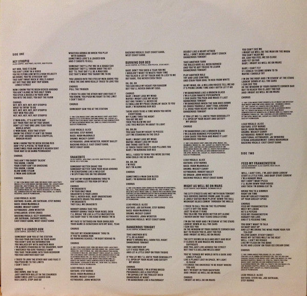 Alice Cooper (2) : Hey Stoopid (LP, Album)