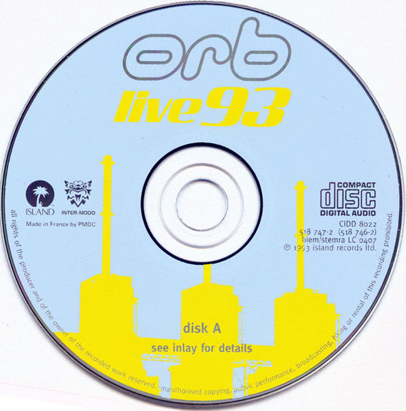 The Orb : Live 93 (2xCD, Album, RE)