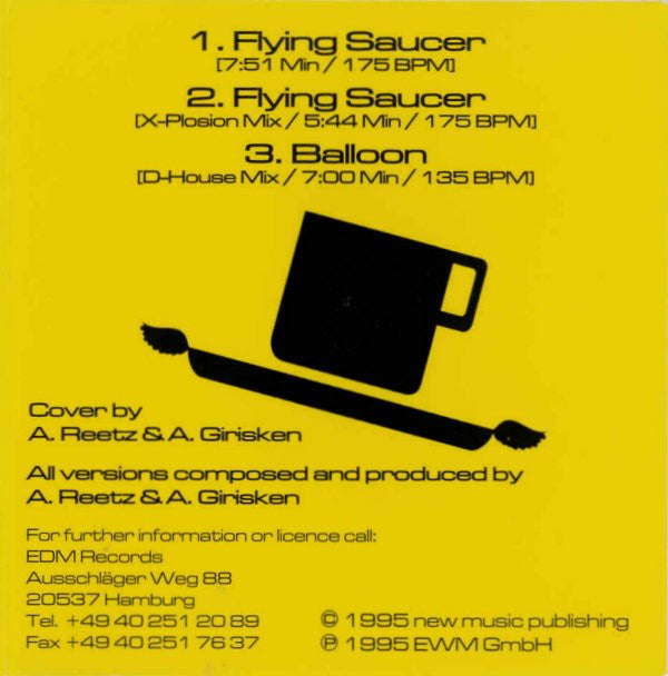 Cocooma : Flying Saucer (CD, Maxi)