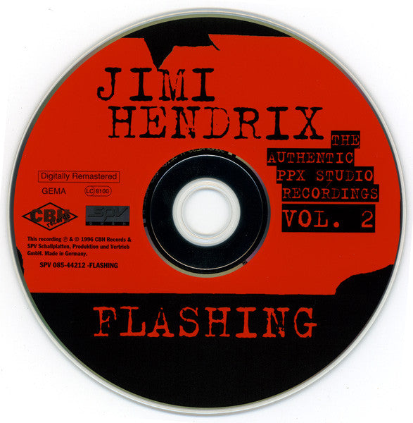 Jimi Hendrix : Flashing (CD, Album, RM)
