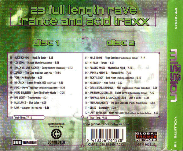 Various : Rave Mission Volume 15 (2xCD, Comp)