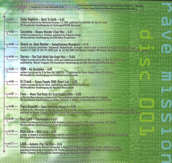 Various : Rave Mission Volume 15 (2xCD, Comp)