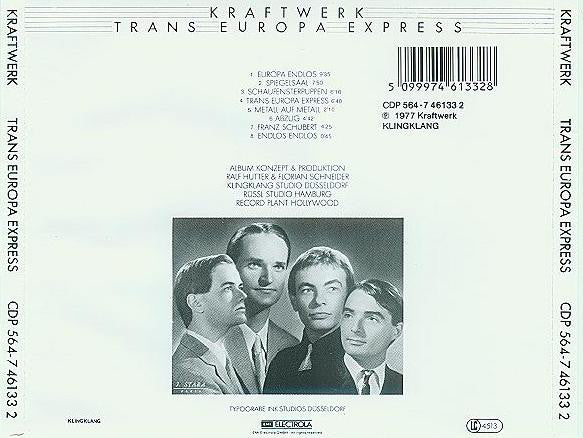 Kraftwerk : Trans Europa Express (CD, Album, RE)