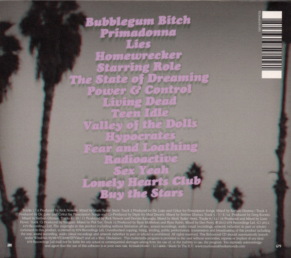 Marina &amp; The Diamonds : Electra Heart (CD, Album, Dlx, Enh)
