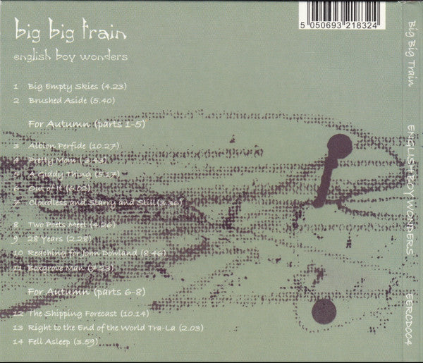 Big Big Train : English Boy Wonders (CD, Album, RE, RM)