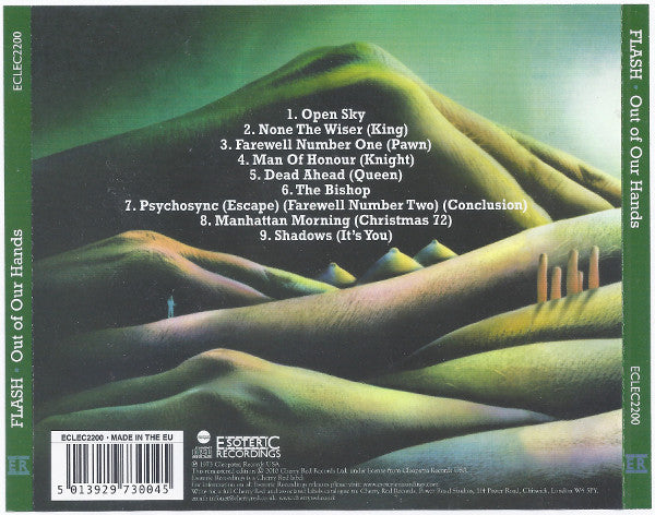 Flash (25) : Out Of Our Hands (CD, Album, RE, RM)