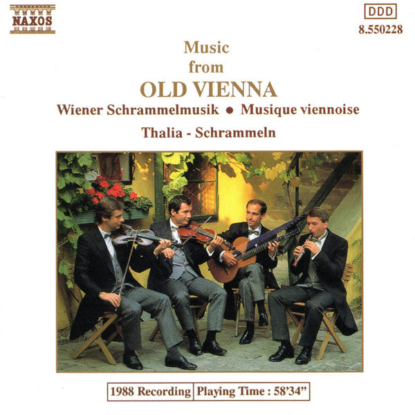 Thalia-Schrammeln : Music From Old Vienna (CD, Album)