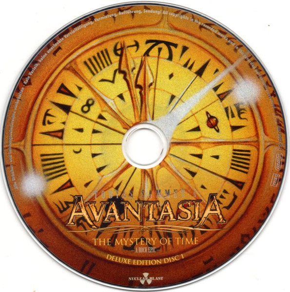 Tobias Sammet's Avantasia : The Mystery Of Time (A Rock Epic) (CD, Album, Dlx + CD, Album, Dlx + Ltd, Ear)