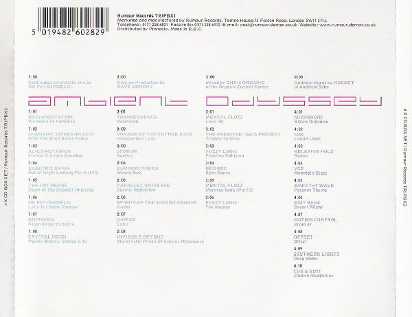 Various : Ambient Odyssey (2xCD, Mixed + 2xCD, Comp)