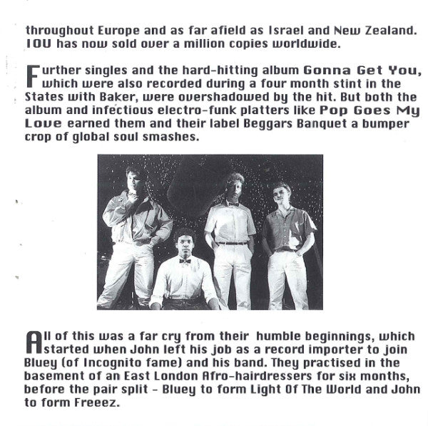 Freeez : Freeez Frame! - The Best Of Freeez (CD, Comp)