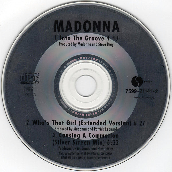 Madonna : Into The Groove (CD, Single, Comp, RE)