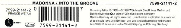 Madonna : Into The Groove (CD, Single, Comp, RE)