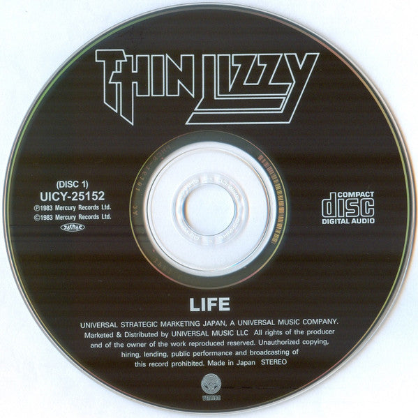 Thin Lizzy : Life Live (2xCD, Album, RE, SHM)