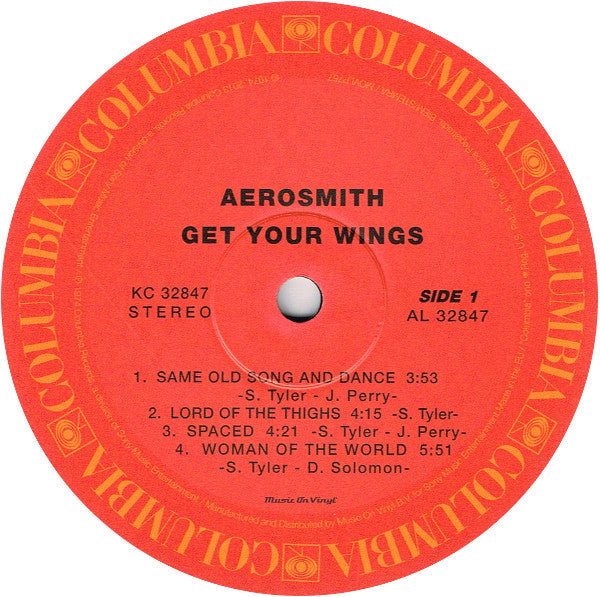 Aerosmith : Get Your Wings (LP, Album, Ltd, Num, RE, 180)