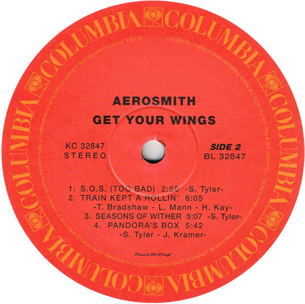 Aerosmith : Get Your Wings (LP, Album, Ltd, Num, RE, 180)