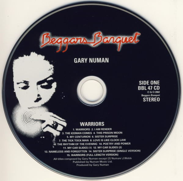 Gary Numan : Warriors (CD, Album, RE, RM)
